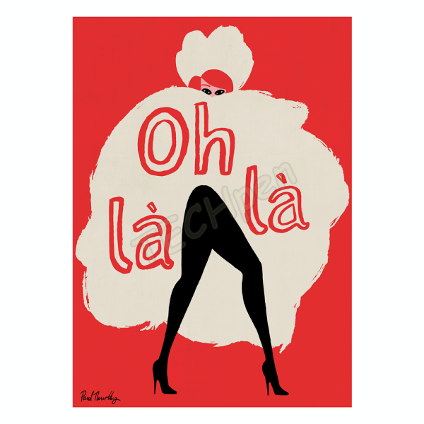 IMAGE REBUBLIC 30x40 PAUL THURLBY 23 OH LA LA