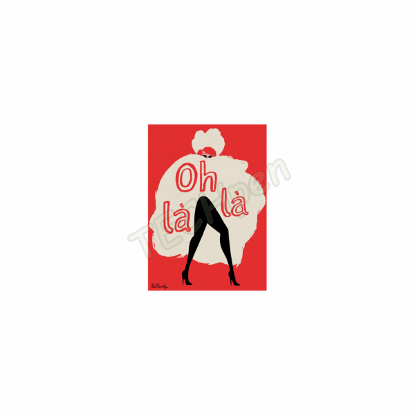IMAGE REBUBLIC 30x40 PAUL THURLBY 23 OH LA LA