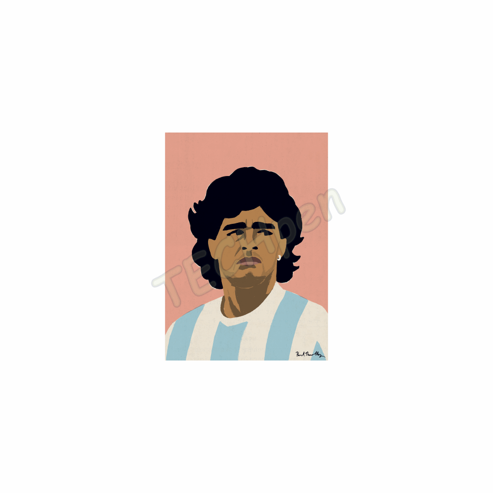 IMAGE REBUBLIC 30x40 PAUL THURLBY 22 MARADONA