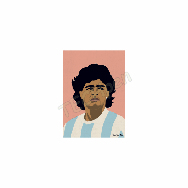 IMAGE REBUBLIC 30x40 PAUL THURLBY 22 MARADONA