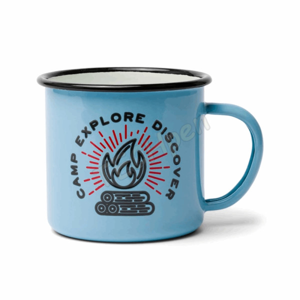 GENTLEMENS NEW ENAMEL MUG - BLUE GEN637