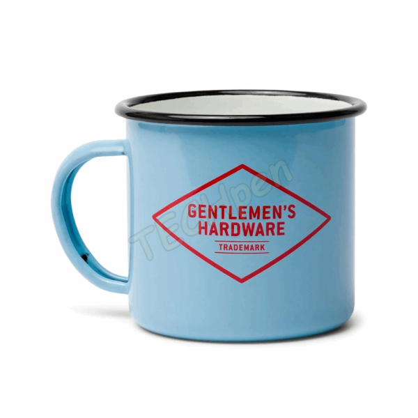 GENTLEMENS NEW ENAMEL MUG - BLUE GEN637