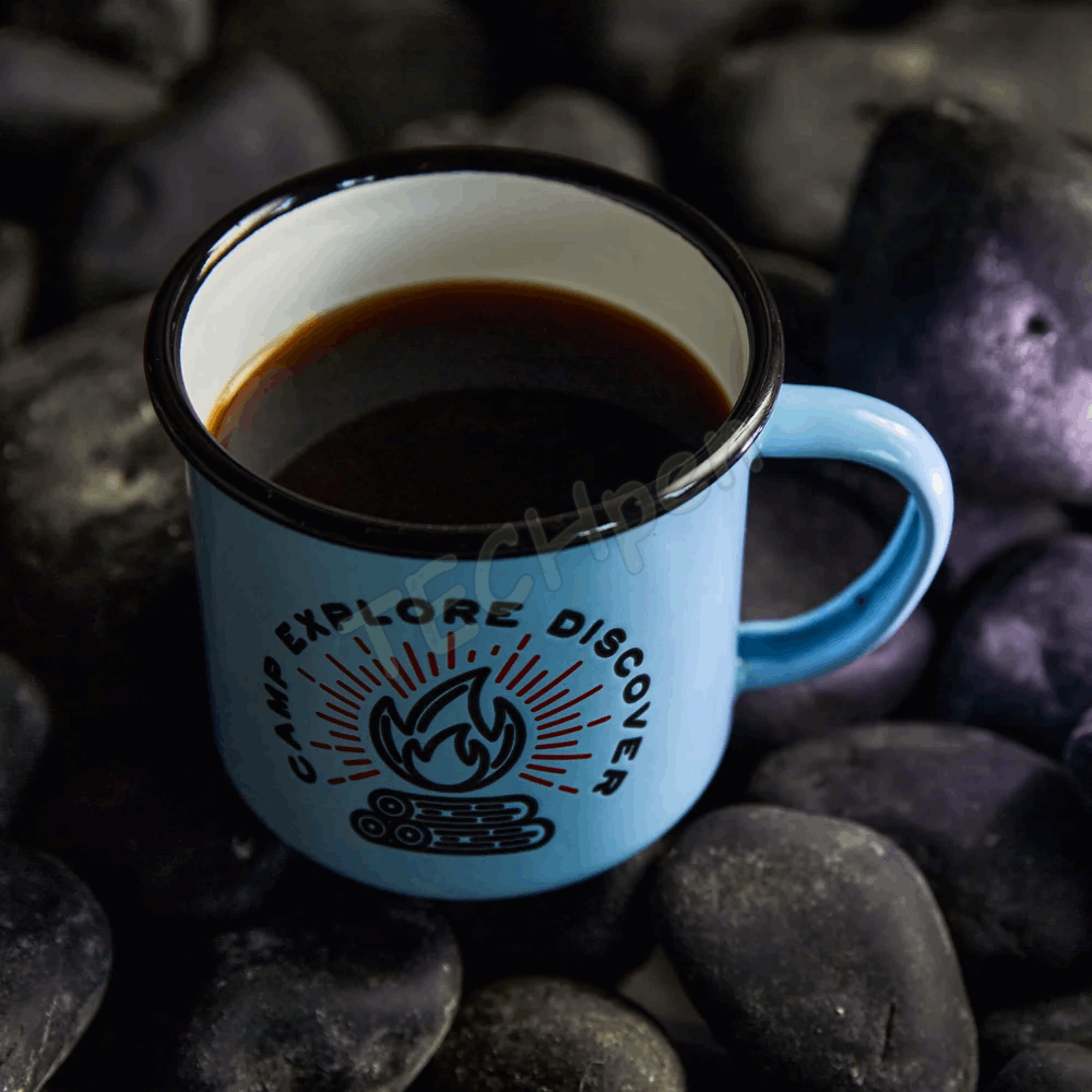 GENTLEMENS NEW ENAMEL MUG - BLUE GEN637