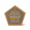 GENTLEMENS PU COASTER SET OF 4 - COCKTAIL GEN642