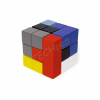 KIKKERLAND BLOCK CUBE 3D WOODEN PUZZLE