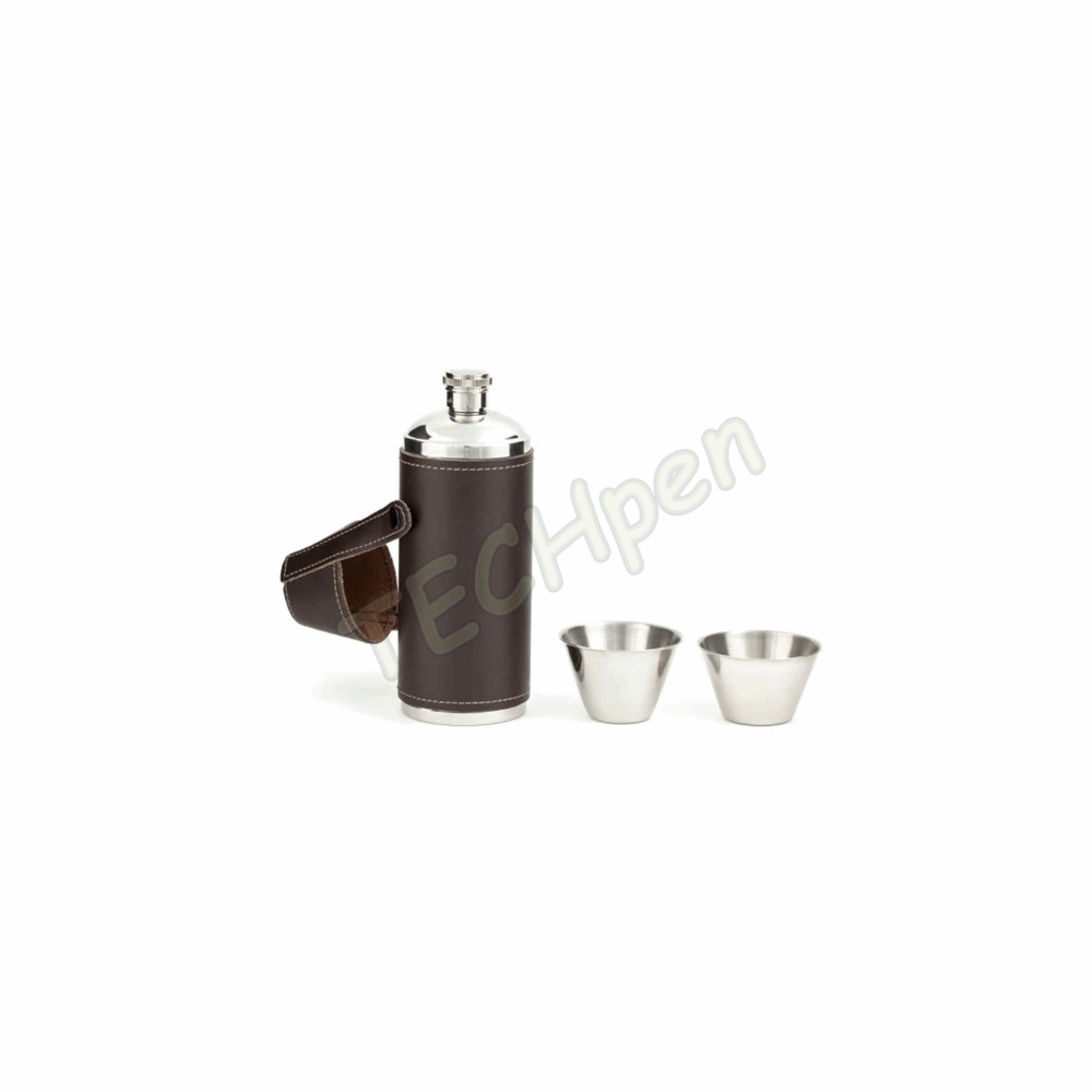 KIKKERLAND FLASK LEATHER BA58