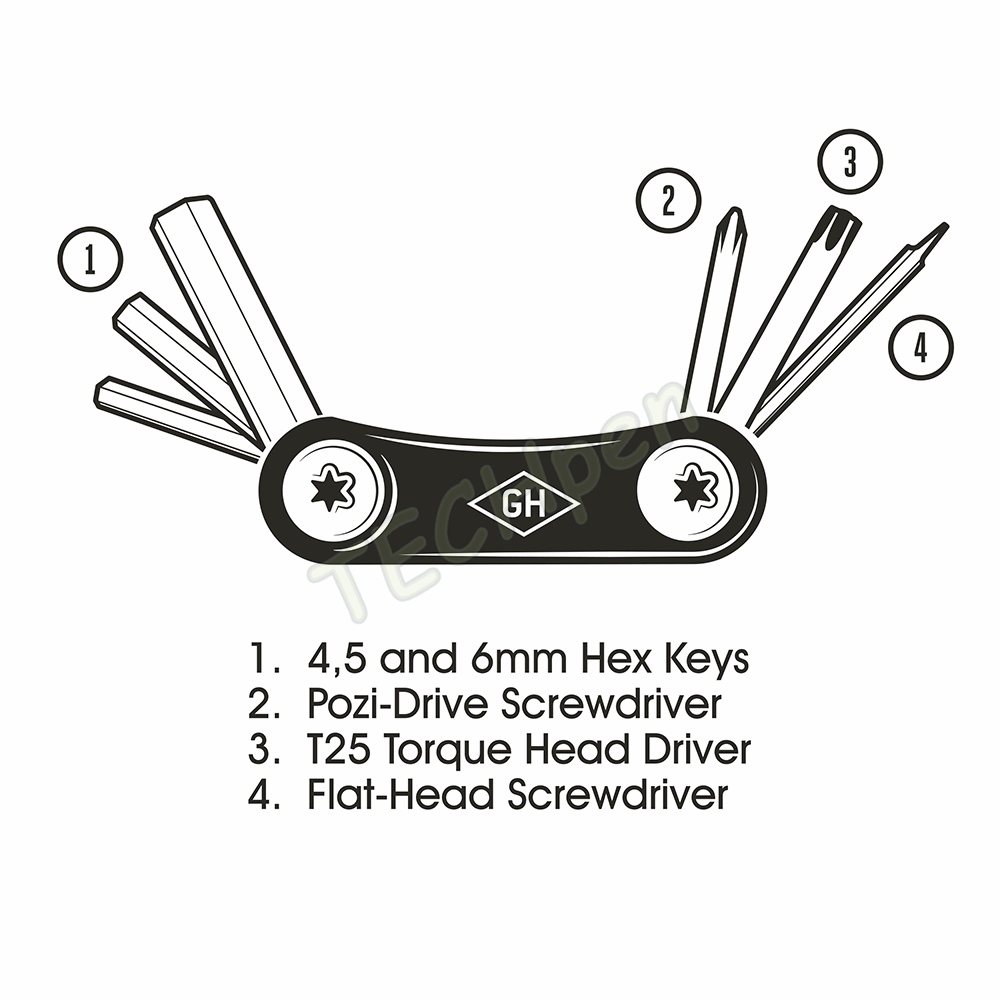 GENTLEMENS POCKET BICYCLW MULTI TOOL