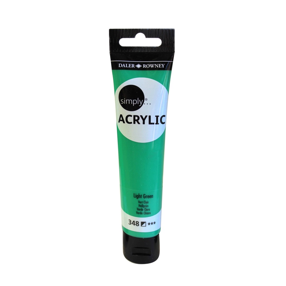DALER ROWNEY SIMPLY ACRYL SL 75ml LT GREEN 126975348