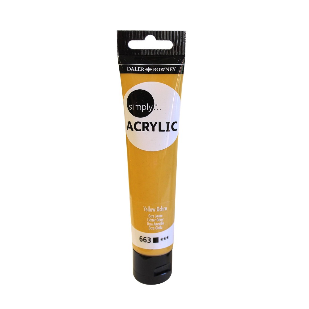 DALER ROWNEY SIMPLY ACRYL SL 75ml YEL OCHRE 126975663