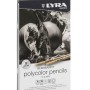 LYRA ΞΥΛΟΜΠΟΓΙΕΣ REMBRANDT POLYCOLOR HI QUALITY ΣΕΤ 12τμχ ΣΕ ΜΕΤΑΛΛΙΚΗ ΚΑΣΕΤΙΝΑ GREY TONES 002001122