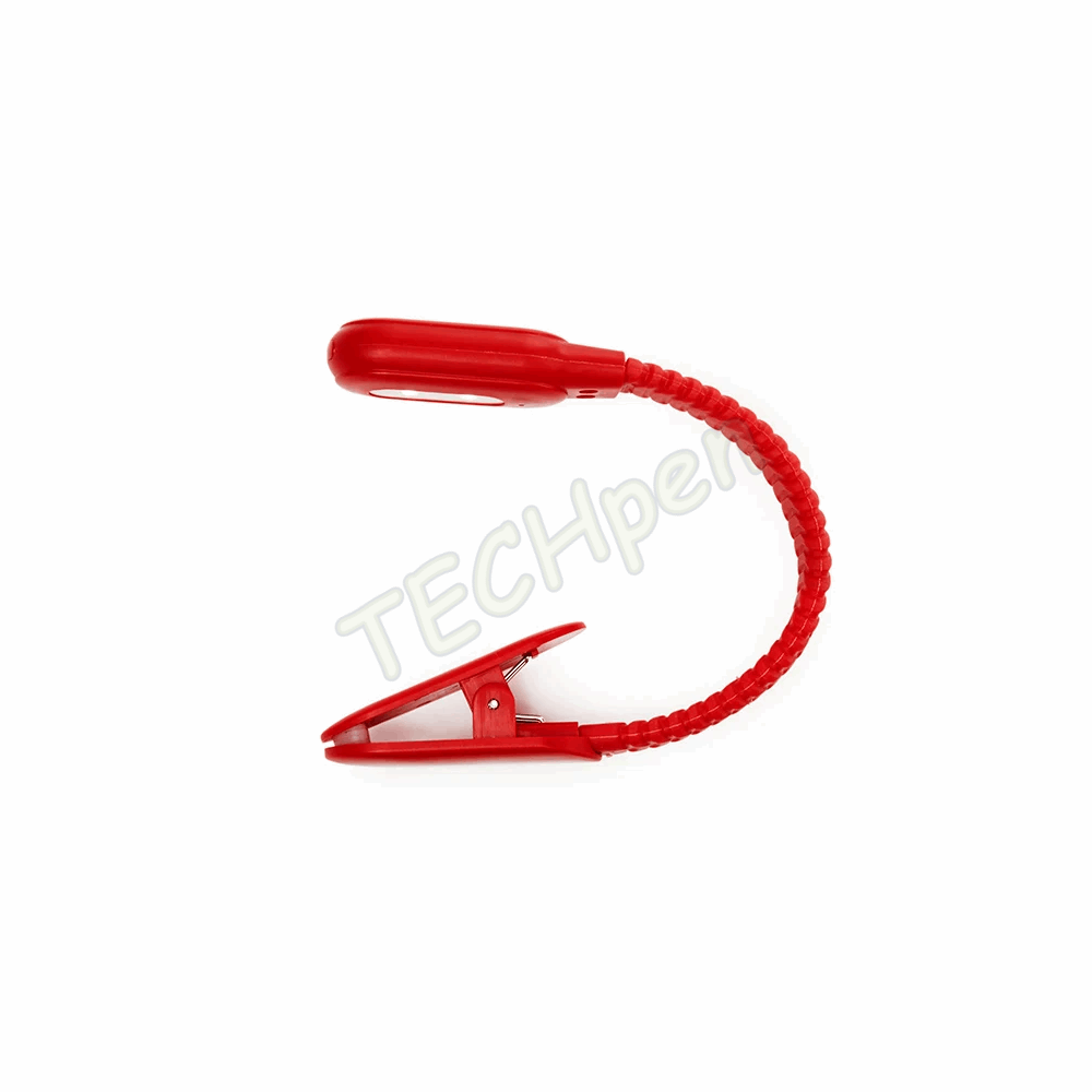 KIKKERLAND RECHERGEABLE CLIP BOOK LIGHT RED BL13-RD-EU