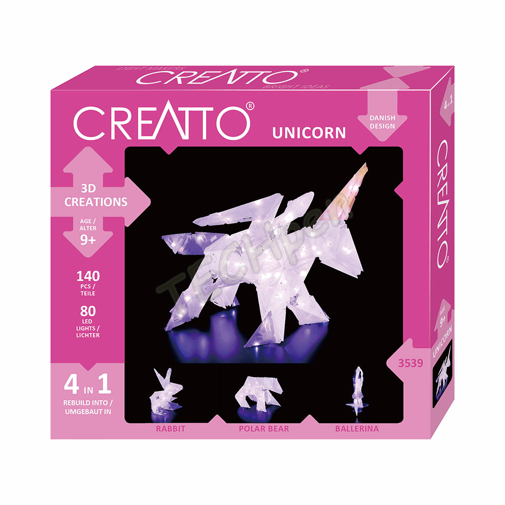 KOSMOS 3D KATAΣΚΕΥΗ ME LED 4 ΣΕ 1 UNICORN 237.003539