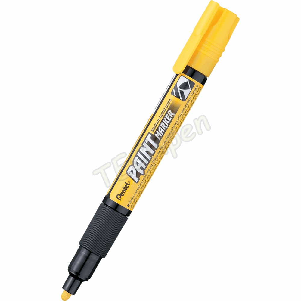 PENTEL ΜΑΡΚΑΔΟΡΟΣ ΑΝΕΞΙΤΗΛΟΣ PAINT PERMANENT MARKER GRAFITTI 3mm ΚΙΤΡΙΝΟ MMP20G