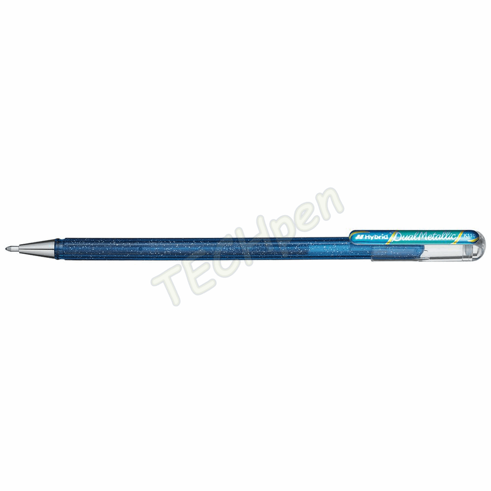 PENTEL ΣΤΥΛΟ GEL 1.0 DUAL METALLIC ΜΠΛΕ K110DC