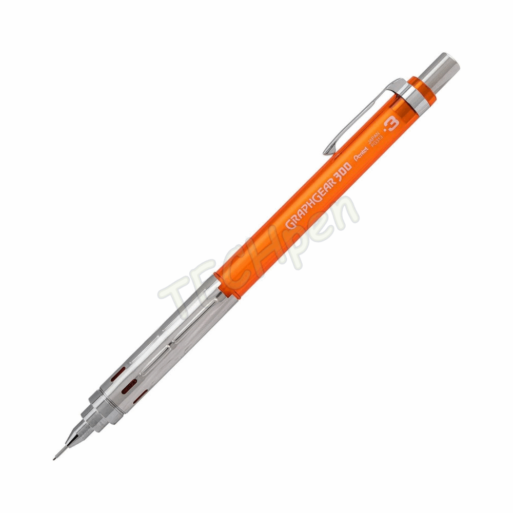 PENTEL PG313TF ΜΗΧΑΝΙΚΟ ΜΟΛΥΒΙ  GRAPHGEAR 0,3 ΠΟΡΤΟΚΑΛΙ