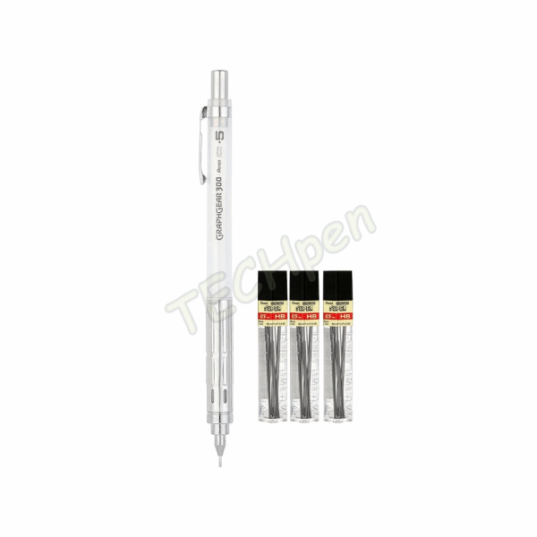 PENTEL PG315TW ΜΗΧΑΝΙΚΟ ΜΟΛΥΒΙ  GRAPHGEAR 0,5 ΛΕΥΚΟ