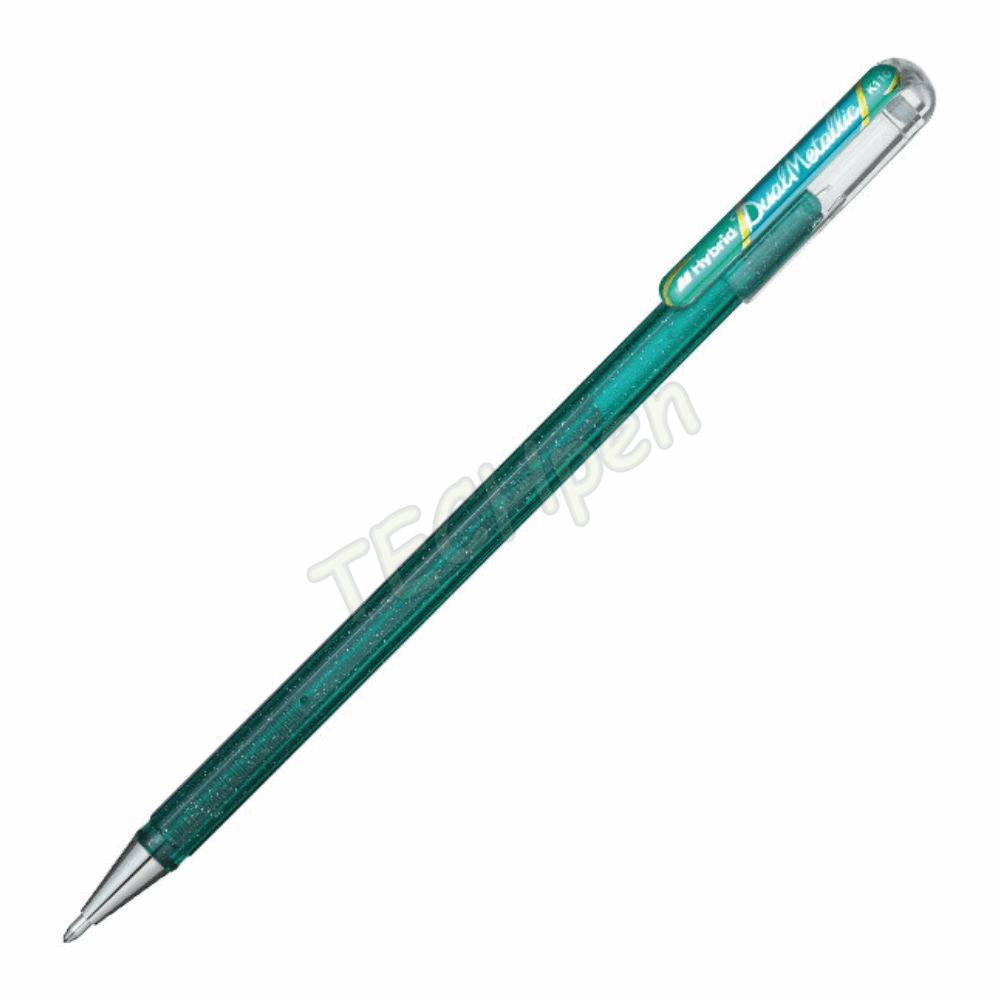PENTEL ΣΤΥΛΟ GEL 1.0 DUAL METALLIC ΠΡΑΣΙΝΟ K110DD