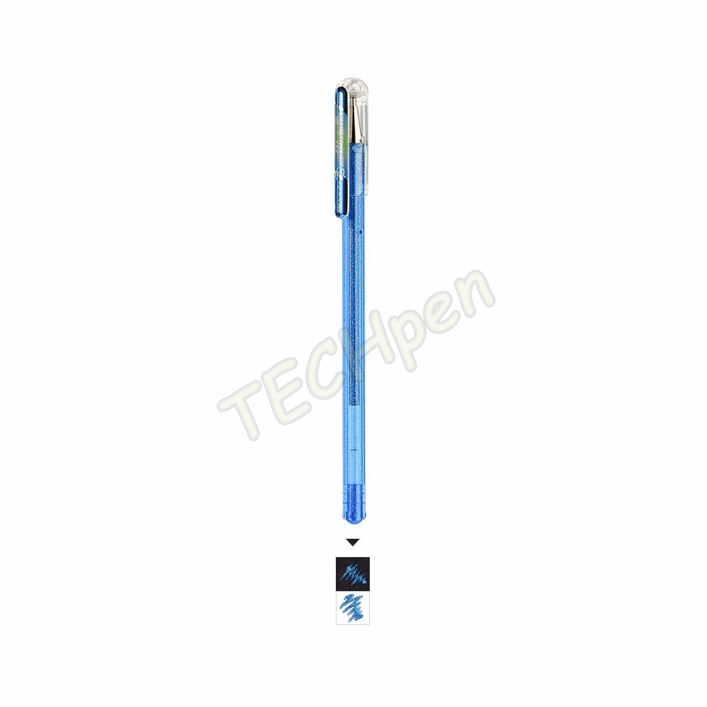 PENTEL ΣΤΥΛΟ GEL 1.0 DUAL METALLIC ΜΠΛΕ & ΑΣΗΜΙ K110DMΝX