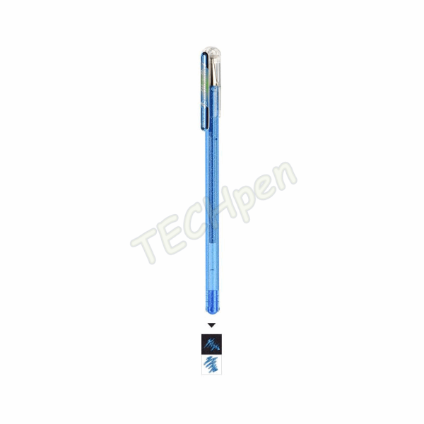 PENTEL ΣΤΥΛΟ GEL 1.0 DUAL METALLIC ΜΠΛΕ & ΑΣΗΜΙ K110DMΝX