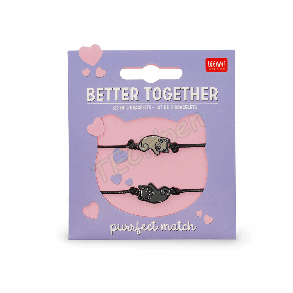 LEGAMI BRA0002 BETTER TOGETHER - SET OF 2 BRACELETS - KITTY