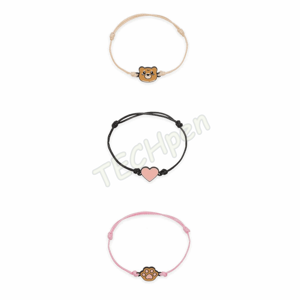 LEGAMI BRA0005 BETTER TOGETHER - SET OF 3 BRACELETS - TEDDY BEAR