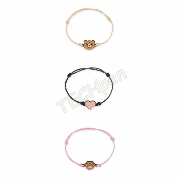 LEGAMI BRA0005 BETTER TOGETHER - SET OF 3 BRACELETS - TEDDY BEAR