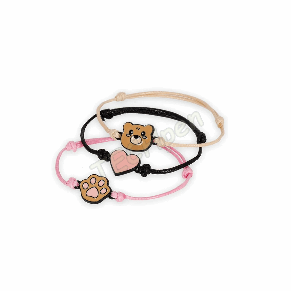 LEGAMI BRA0005 BETTER TOGETHER - SET OF 3 BRACELETS - TEDDY BEAR