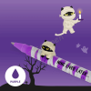 LEGAMI HALLOWEEN 2026 -  CPPSET3 SHAKE YOUR BONES - SPOOKY PARTY - 2 GEL PENS ANIMAL DECORATION - SECRET TRICK OR TREAT 2026 2+3 - 0,5 MM