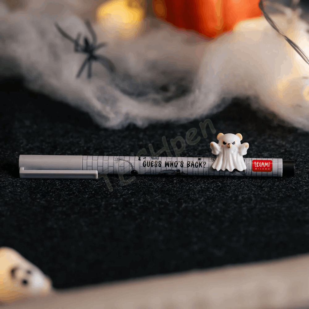 LEGAMI HALLOWEEN 2026 -  CPPSET3 SHAKE YOUR BONES - SPOOKY PARTY - 2 GEL PENS ANIMAL DECORATION - SECRET TRICK OR TREAT 2026 2+3 - 0,5 MM