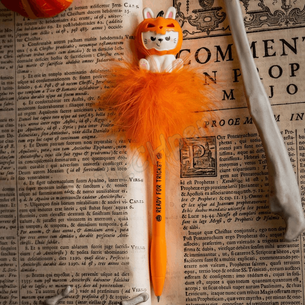 LEGAMI HALLOWEEN 2026 -  WIM0001 WRITING IS MAGIC - LIGHT-UP GEL PEN - BUNNY - PUMPKIN - 0,7 MM