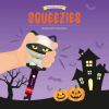 LEGAMI HALLOWEEN 2026 -  PSQ0009 SQUEEZIES - PENCIL WITH SQUISHY - KITTY - MUMMY - HB LEAD