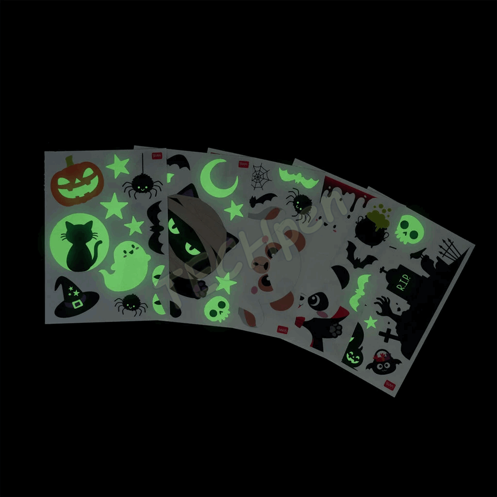 LEGAMI HALLOWEEN 2026 -  WDS0003 WINDO-WOW - 40 STATIC CLING STICKERS - HALLOWEEN