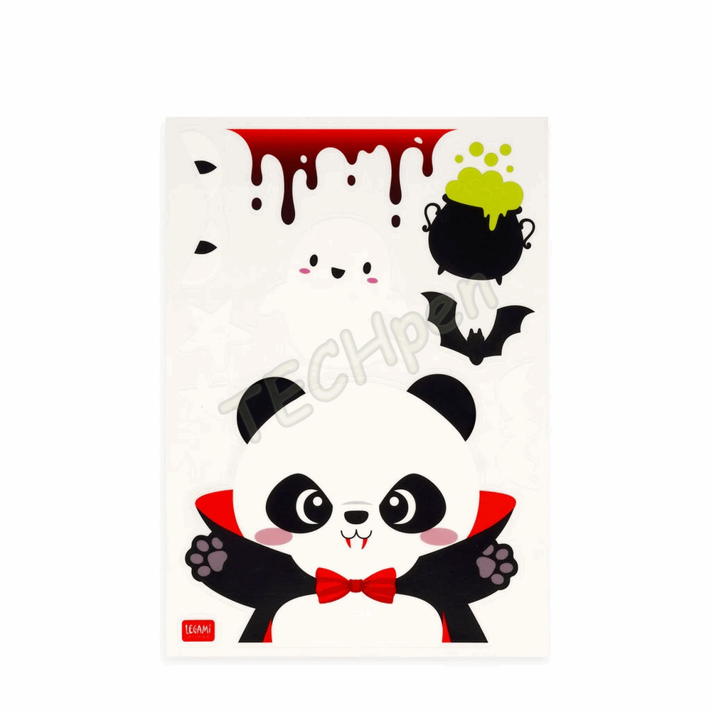LEGAMI HALLOWEEN 2026 -  WDS0003 WINDO-WOW - 40 STATIC CLING STICKERS - HALLOWEEN
