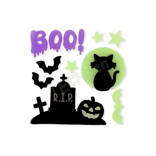 LEGAMI HALLOWEEN 2026 -  GGH0002 WINDO-GLOW - SET OF GEL STICKERS FOR WINDOW - SMALL