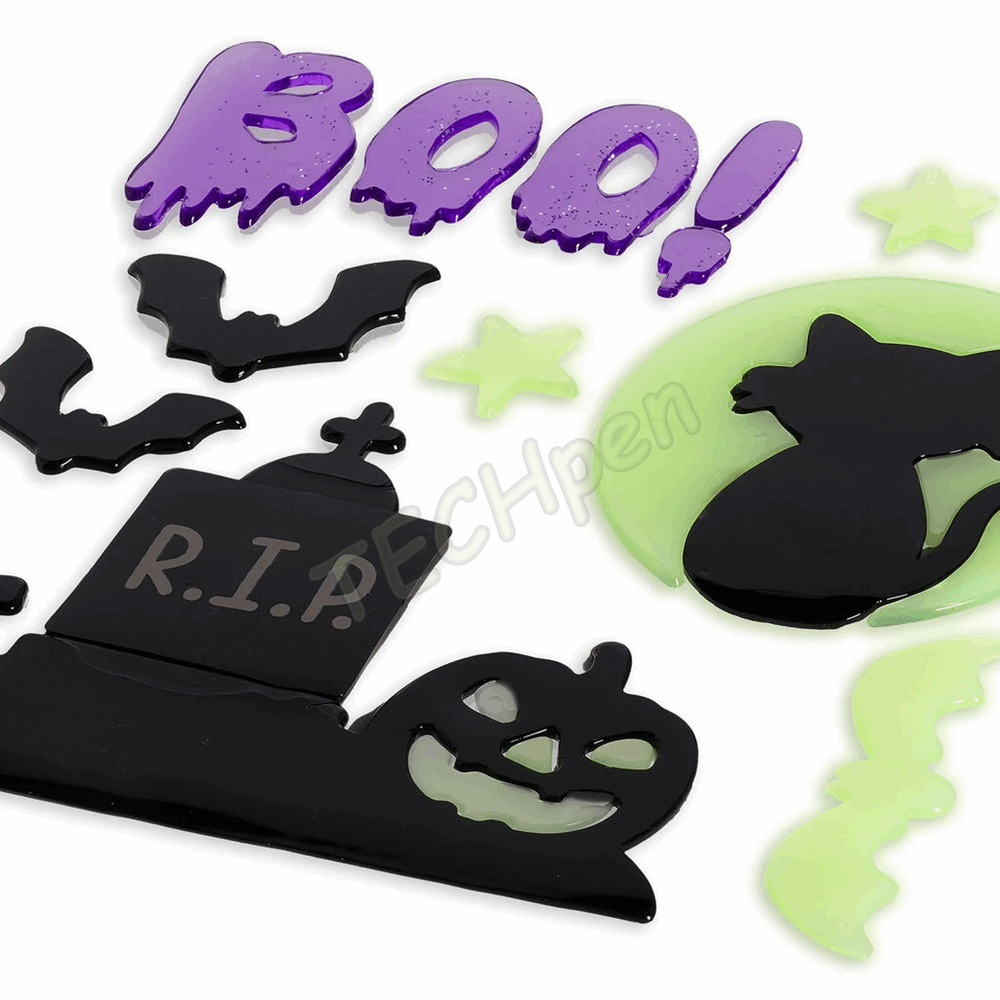 LEGAMI HALLOWEEN 2026 -  GGH0002 WINDO-GLOW - SET OF GEL STICKERS FOR WINDOW - SMALL