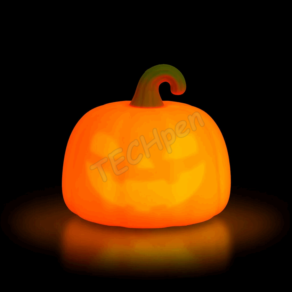 LEGAMI HALLOWEEN 2026 -  SIL0001 SOFT DREAMS - RECHARGEABLE LED LIGHT SILICON - PUMPKIN