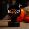 LEGAMI HALLOWEEN 2026 -  CLB0022 BULB FICTION - LIGHT-BULB SHAPED TABLE LAMP - PUMPKIN - BOOO!