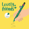 LEGAMI CPP0030 LOVELY FRIENDS - GEL PEN WITH ANIMAL DECORATION - GORILLA - 0,5 MM - BLACK INK