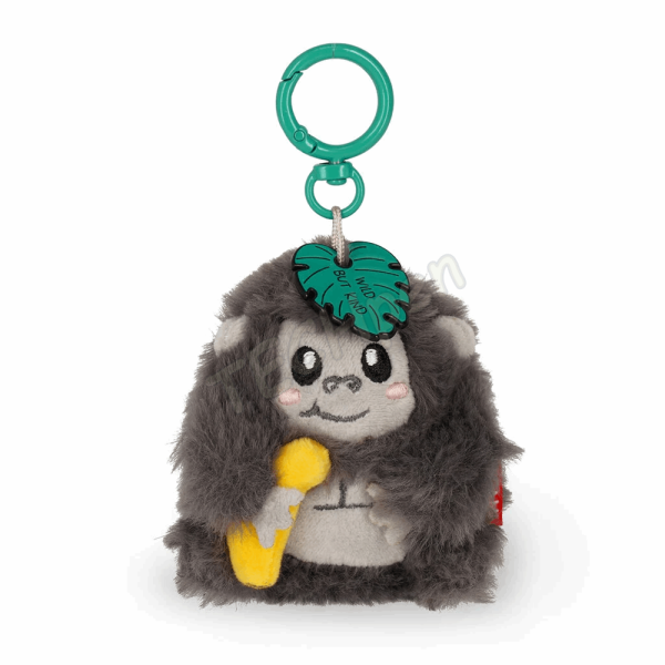 LEGAMI SPK0019 SUPER SOFT! - PLUSH KEY RING - GORILLA - TINY