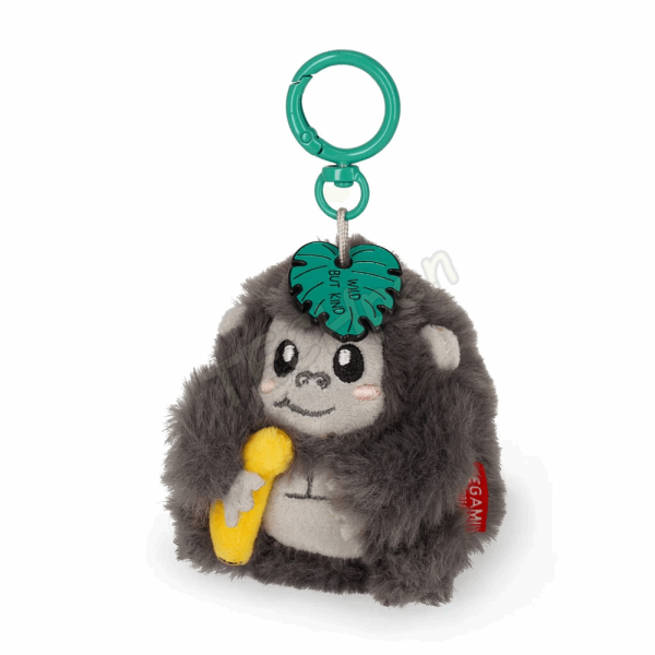 LEGAMI SPK0019 SUPER SOFT! - PLUSH KEY RING - GORILLA - TINY