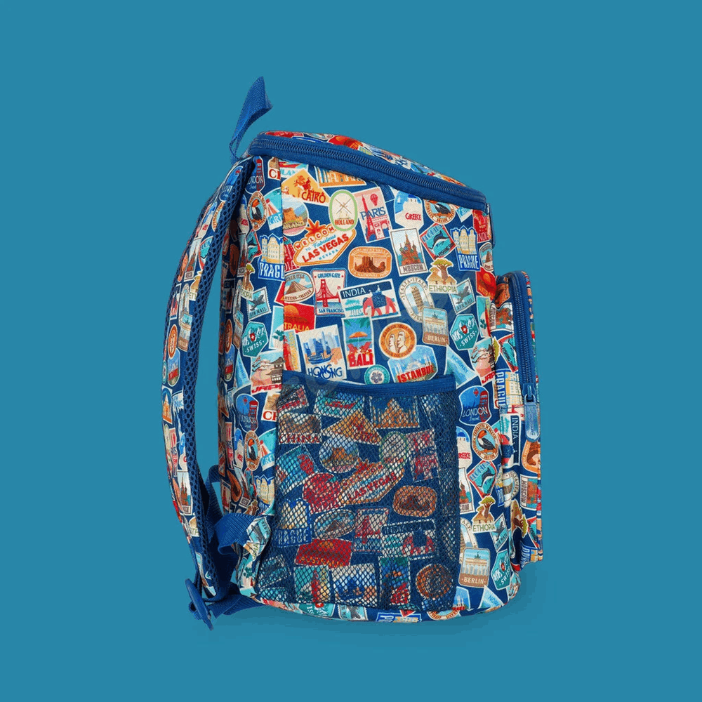 LEGAMI LBP0002 COOLER BACKPACK - TRAVEL STICKERS 20l
