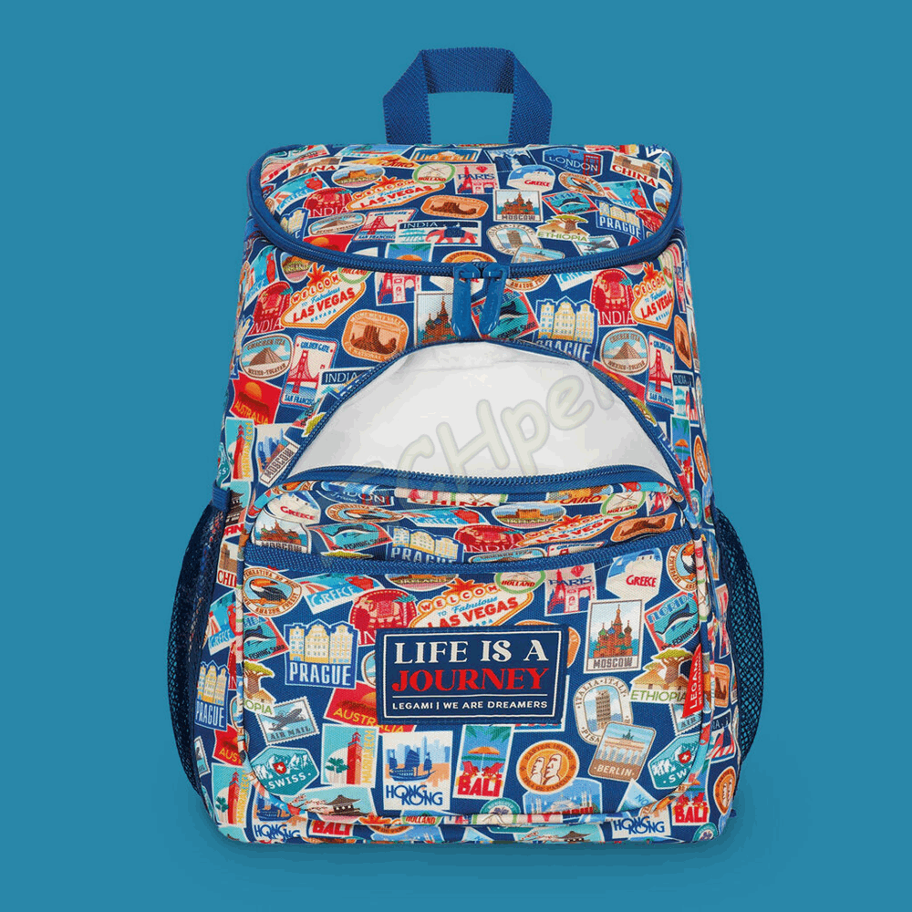 LEGAMI LBP0002 COOLER BACKPACK - TRAVEL STICKERS 20l
