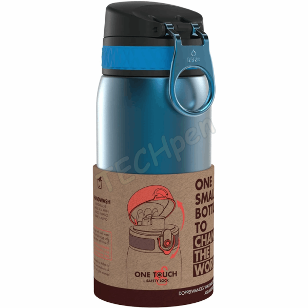 ΙΟΝ ΜΕΤΑΛΛΙΚΟ ΘΕΡΜΟΣ SLIM 320ml ΜΠΛΕ Ι8Τ-S350FBLU