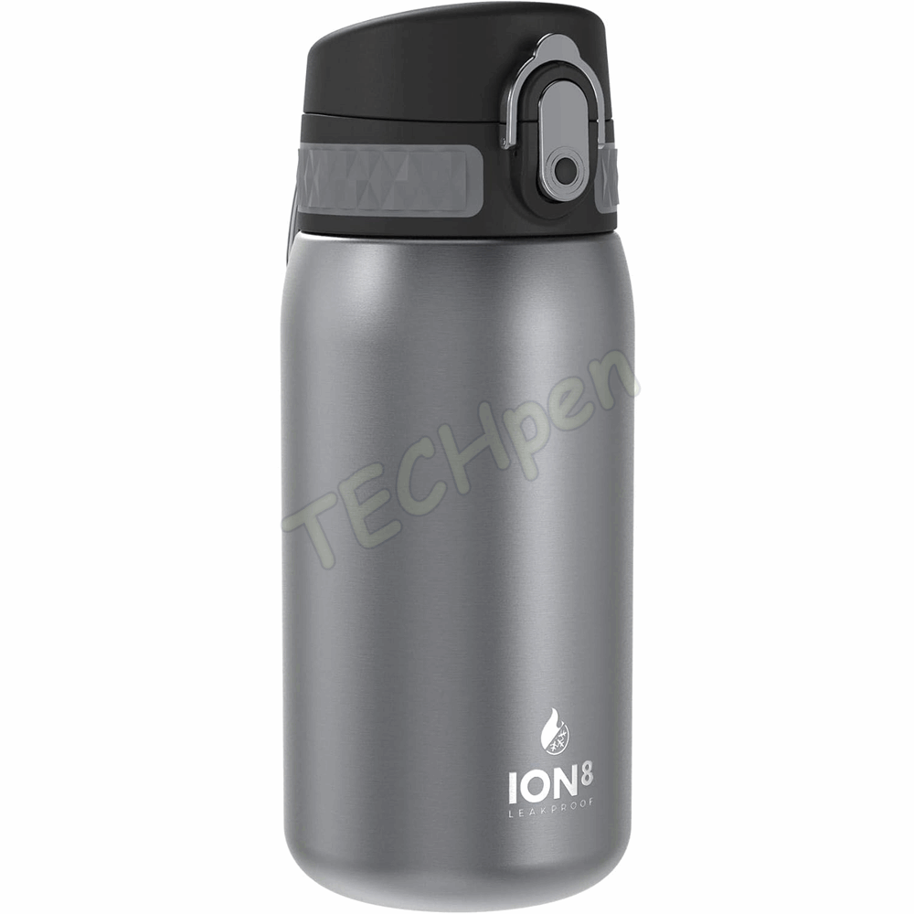 ΙΟΝ ΜΕΤΑΛΛΙΚΟ ΘΕΡΜΟΣ SLIM 320ml ΓΚΡΙ Ι8ΤS350GRY