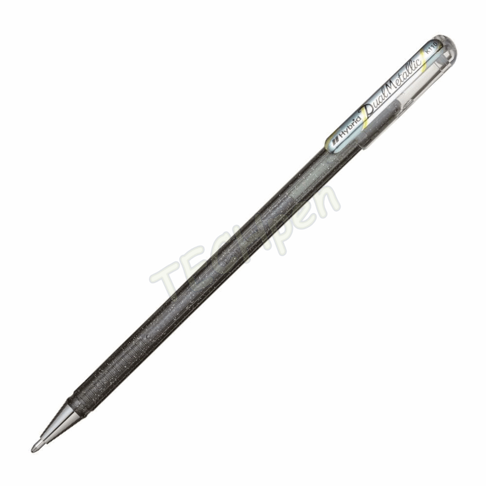 PENTEL ΣΤΥΛΟ GEL 1.0 DUAL METALLIC K110 ΑΣΗΜΙ K110DΖ