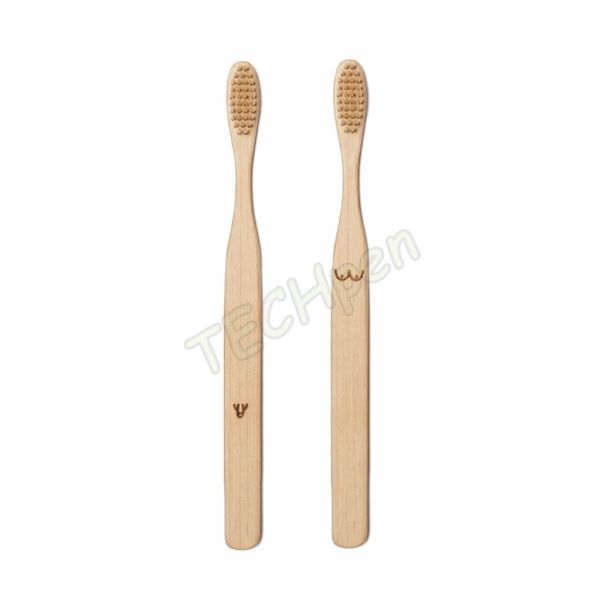 KIKKERLAND NUDIE BΑMBOO TOOTHBRUSH SET