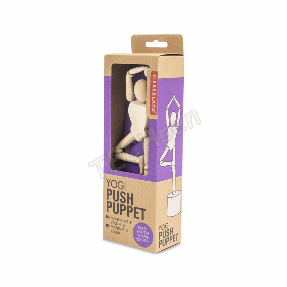 KIKKERLAND YOGI PUSH PUPPET