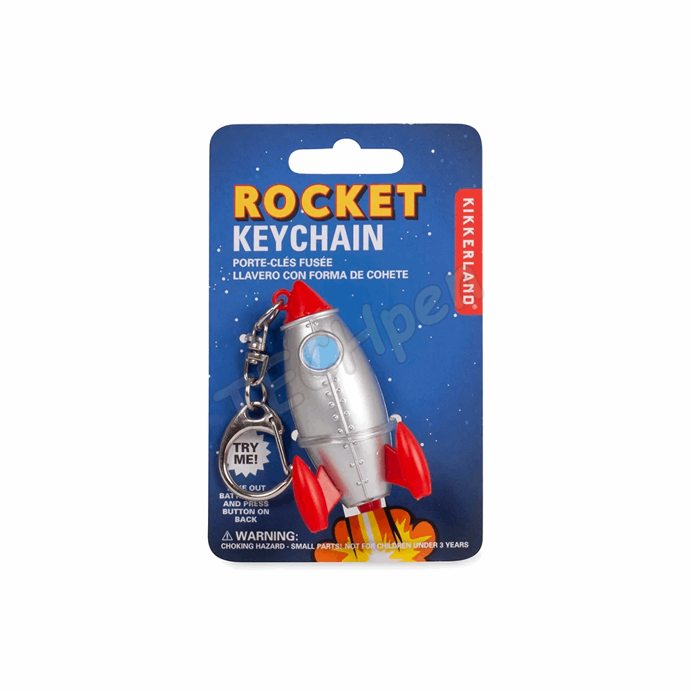 KIKKERLAND ROCKET KEYCHAIN