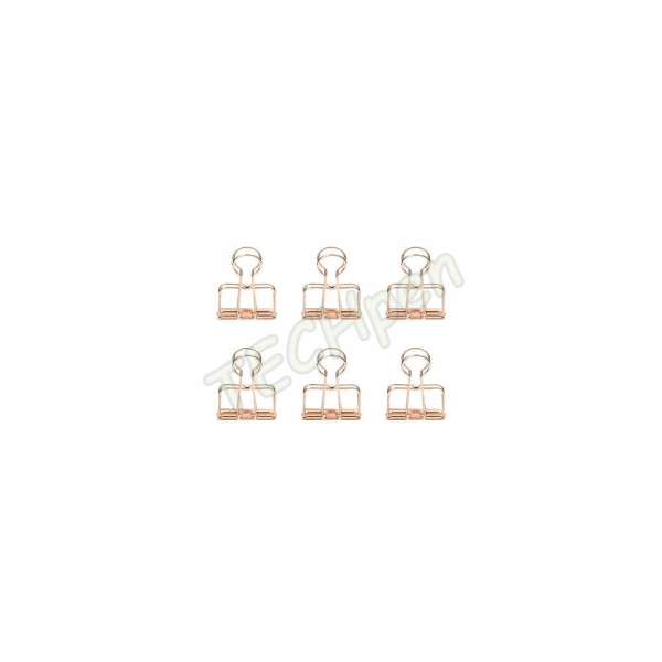 KIKKERLAND WIRE CLIPS S/6 COPPER