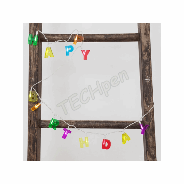 KIKKERLAND HAPPY BIRTHDAY LIGHTS